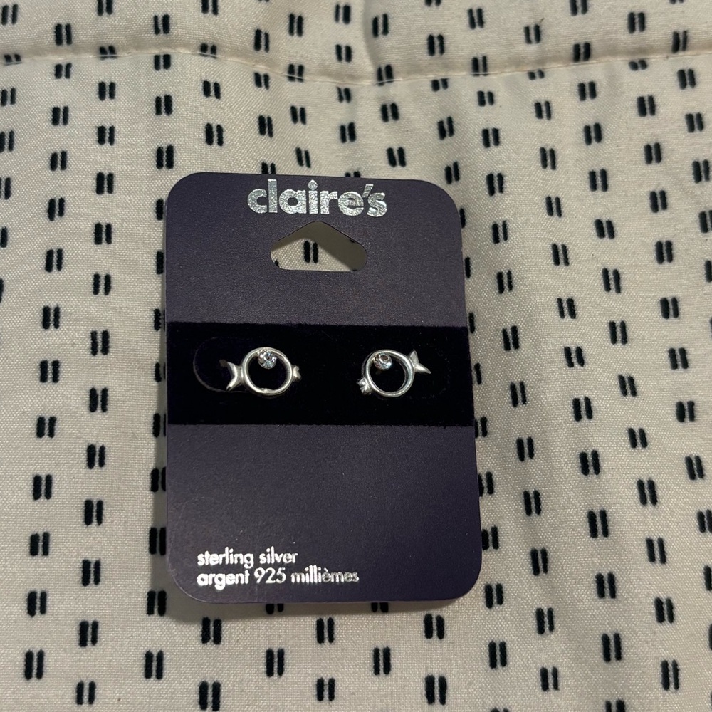 Claire's Sterling Silver Earrings